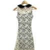 AgAD5RMAAmMUWFU_processed White Lace A Line Mini Dress Size S