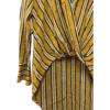 AgADGBQAAjZbwVQ_processed_large_2 Mustard Striped Wrap Blouse Size XS