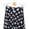 AgADIhMAApJNgVU_processed Navy Polka Dot Flare Skirt Size M