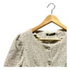 AgADIhcAAnE5AVY_processed_large_0 Cream Textured Puff Sleeve Blouse Size S