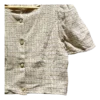 AgADIhcAAnE5AVY_processed_large_3 Cream Textured Puff Sleeve Blouse Size S
