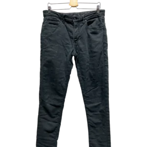 Black Slim Fit Denim Pants Size L
