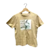 AgADPRAAApyW4Vc_processed Beige Tropical Graphic Cropped Tee Size M