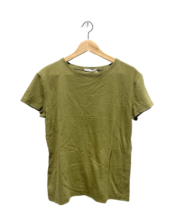 AgADcBEAAnJg0VQ_processed Olive Green Basic Crew Neck Tee Size Size XL