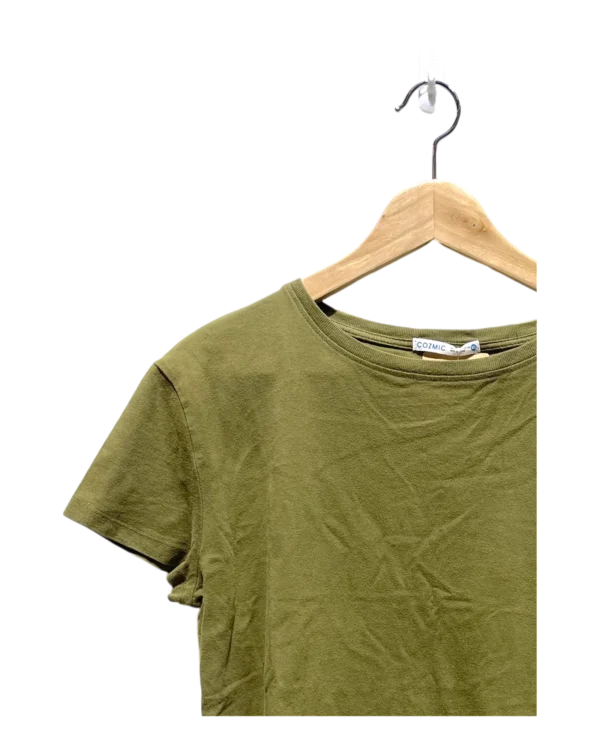 AgADcBEAAnJg0VQ_processed_large_0 Olive Green Basic Crew Neck Tee Size Size XL