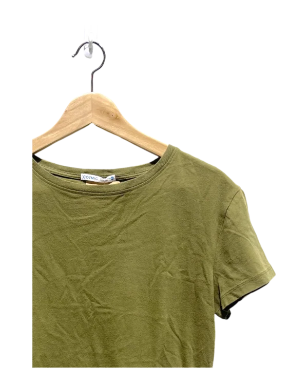AgADcBEAAnJg0VQ_processed_large_1 Olive Green Basic Crew Neck Tee Size Size XL