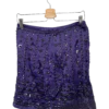 AgAD0RAAAqERMVU_processed Royal Purple Embellished Mini Skirt Size M