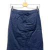 AgAD0xYAAnE5AVY_processed Navy Blue A-Line Midi Skirt Size S