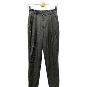 AgADDBIAAo9iuVU_processed Charcoal Grey Pleated Tapered Pants Size L