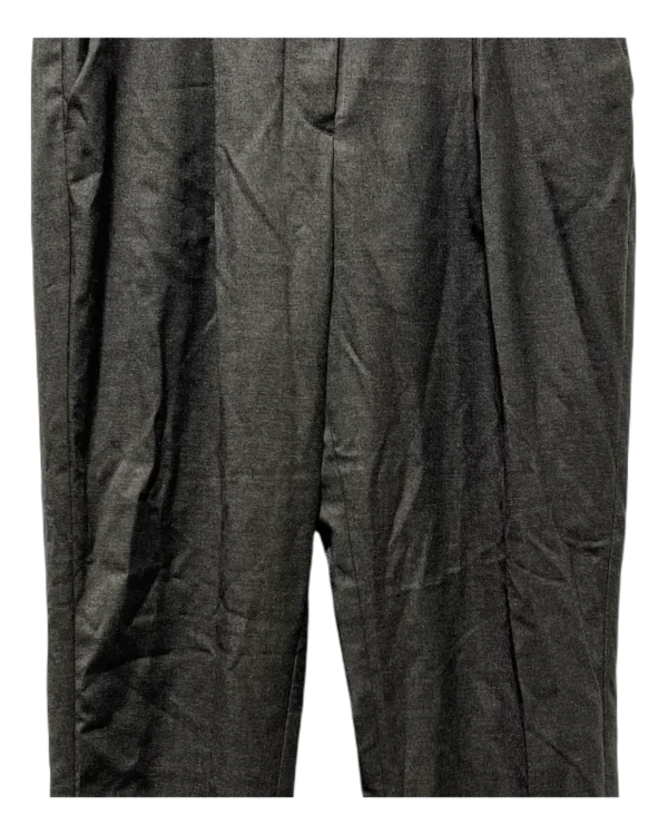 AgADDBIAAo9iuVU_processed_large_1 Charcoal Grey Pleated Tapered Pants Size L