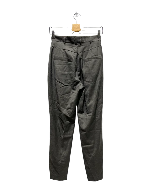 AgADDhIAAo9iuVU_processed Charcoal Grey Pleated Tapered Pants Size L