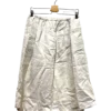 AgADHxIAAjjXsVU_processed Ivory Flowy Midi Skirt Size M