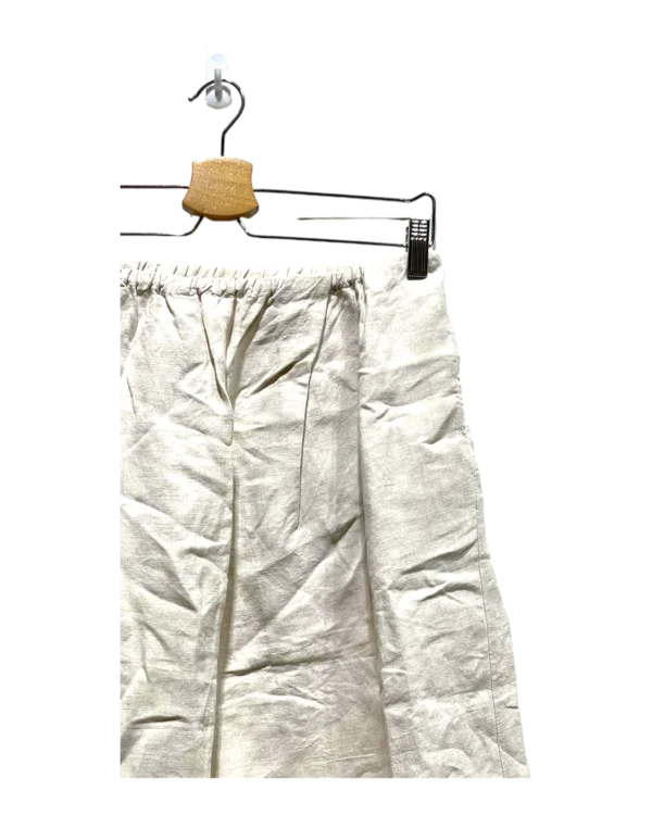 AgADHxIAAjjXsVU_processed_large_1 Ivory Flowy Midi Skirt Size M