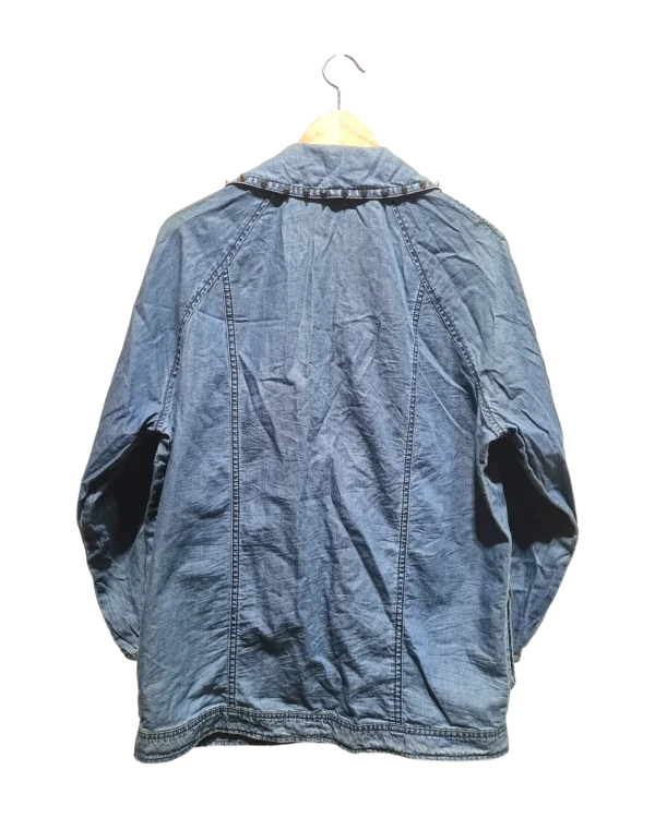 AgADMxUAAnyCIFU_processed Vintage Wash Oversized Denim Jacket Size S