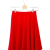 Cherry Red Flare Midi Skirt Size S
