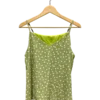 AgADVhMAAsgayVY_processed Olive Green Polka Dot Cami Top Size XL