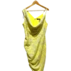 AgADbBUAAtZ8cVU_processed Lemon Yellow Draped Slip Dress Size L