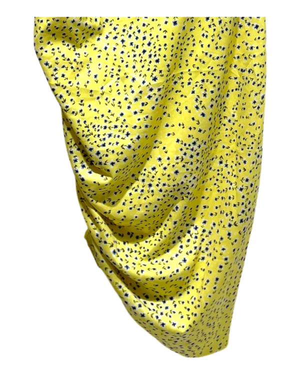 AgADbBUAAtZ8cVU_processed_large_2 Lemon Yellow Draped Slip Dress Size L