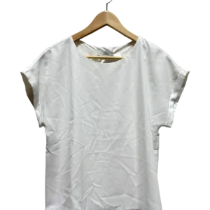 Classic White Minimal Blouse Size L