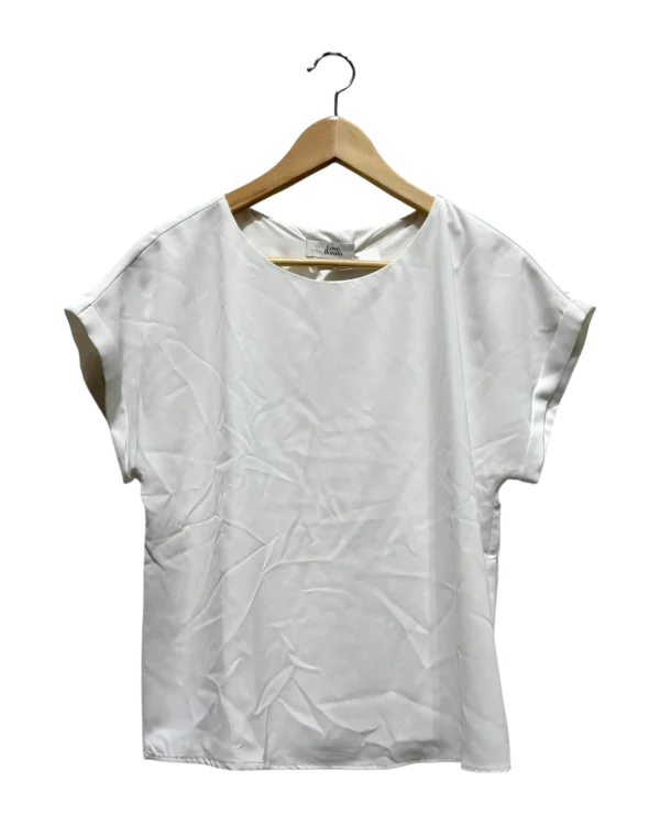 AgADqxMAAo-5CFY_processed Classic White Minimal Blouse Size L