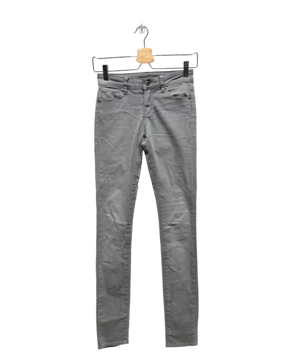 AgADuw8AAs696FU_processed_f1eb154c-cd4e-441b-9cfb-5005689c73c7 Grey Slim Fit Denim Pants Size S