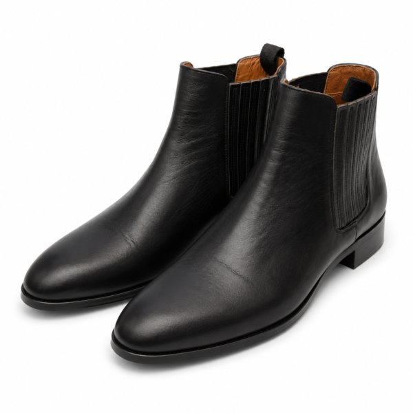 Black Chelsea Ankle Boots Size UK5