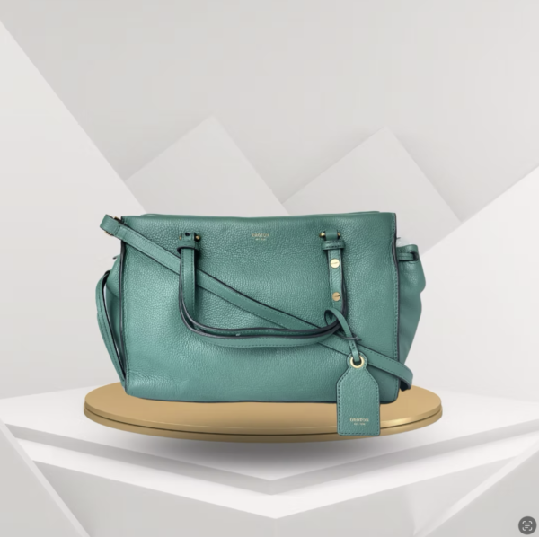 Screenshot 2026-06-01 at 16.35.58 Teal Pebbled Leather Tote Bag