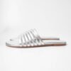 i-img1200x1200-17799428752324gdpu7i9230 Silver Multi Strap Slide Sandals Size UK5