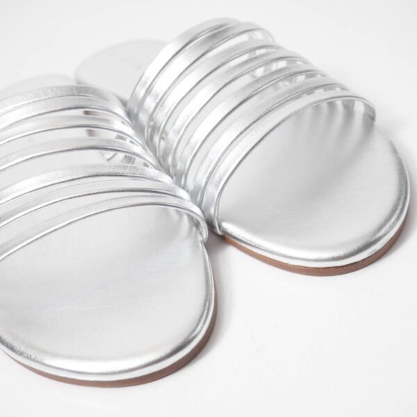 i-img1200x1200-17799428755238mhrteq9230 Silver Multi Strap Slide Sandals Size UK5