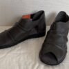 i-img1200x900-17796959207608qkj0p45641 Charcoal Cut Out Wedge Sandals Size UK6