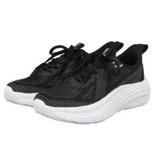 Black Lightweight Running Sneakers Size UK6
