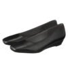 i-img600x600-17801285033553kmgf0t81383 Classic Black Comfort Wedge Flats Size UK5