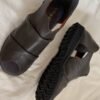 i-img900x1200-17796959208793fythxv83536 Charcoal Cut Out Wedge Sandals Size UK6