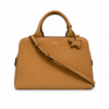 image Mustard Tan Structured Satchel Bag