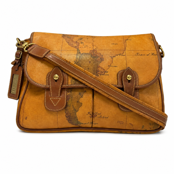 image Camel Map Print Crossbody Bag